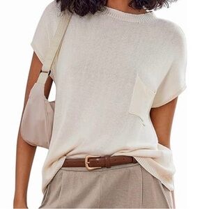 NWT Short Sleeve knit  Top